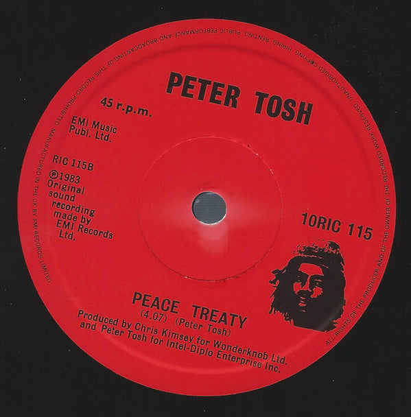 Peter Tosh : Johnny B. Goode / Peace Treaty (10")
