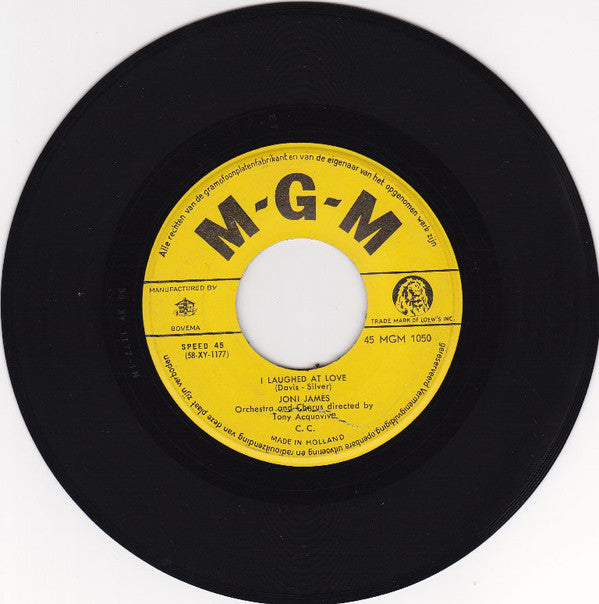 Joni James : Little Things Mean A Lot / I Laughed At Love (7")