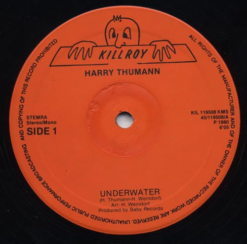 Harry Thumann : Underwater / You Turn Me On (12", Maxi)