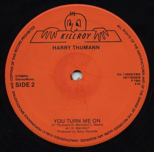 Harry Thumann : Underwater / You Turn Me On (12", Maxi)
