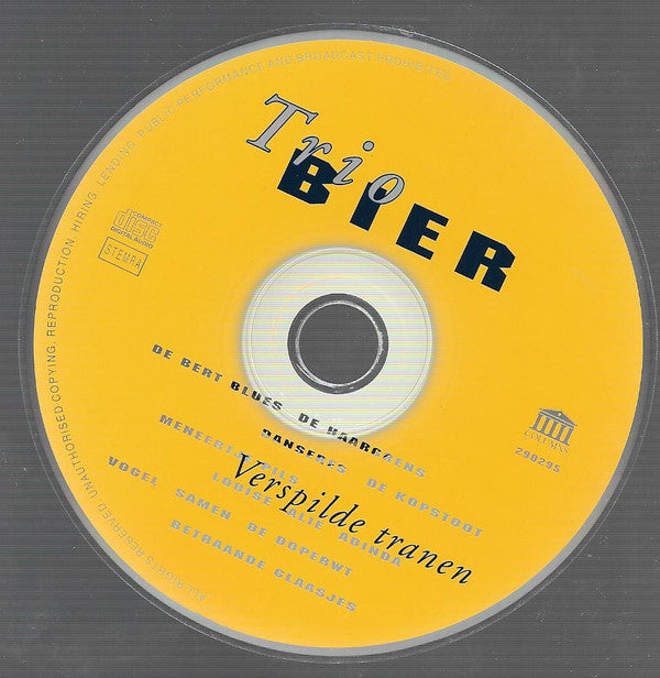 Trio Bier : Verspilde Tranen (CD, Album)