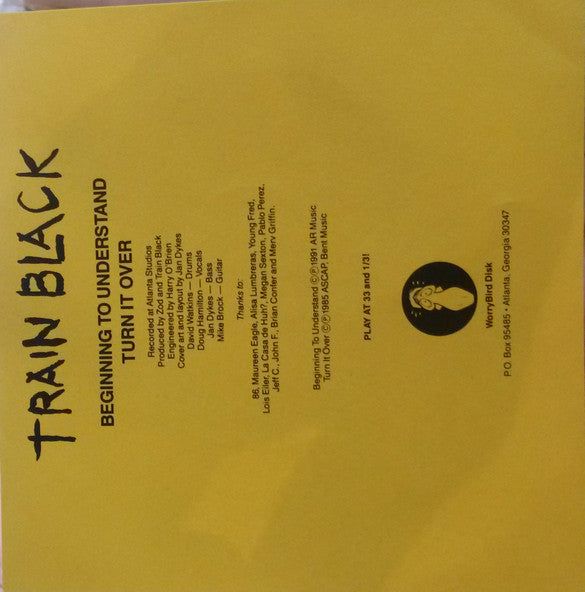 Train Black : Beginning To Understand (7", Single)