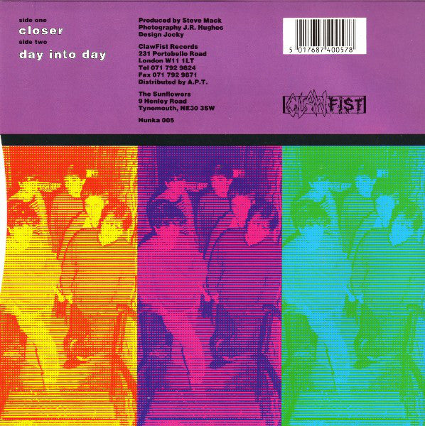 The Sunflowers : Closer / Day Into Day (7", Single)