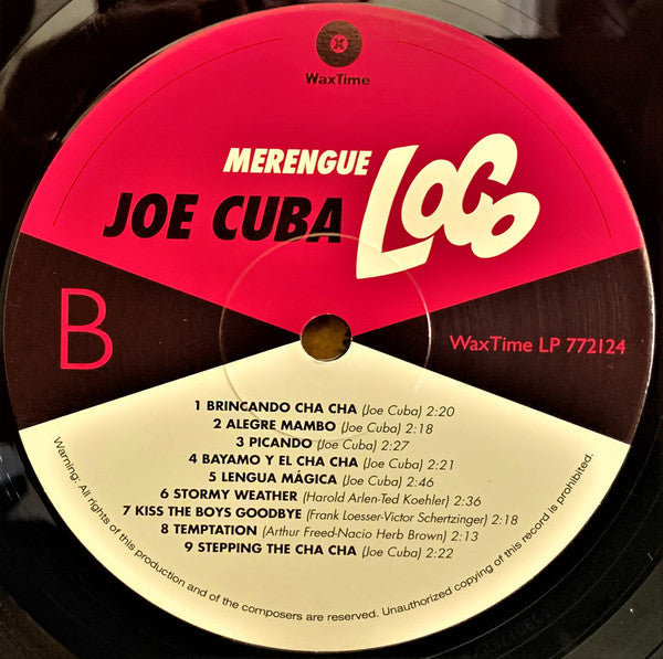 Joe Cuba : Merengue Loco (LP, Comp, Ltd, RM, 180)
