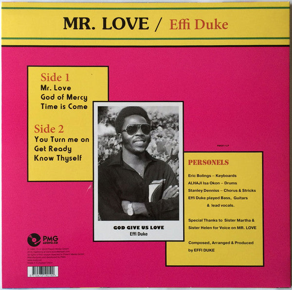 Effi Duke & The Love Family : Mr. Love (LP, Album, RE)
