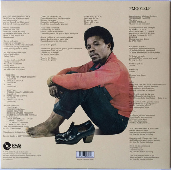 Berkley Jones : Nation Building (LP, Album, RE)