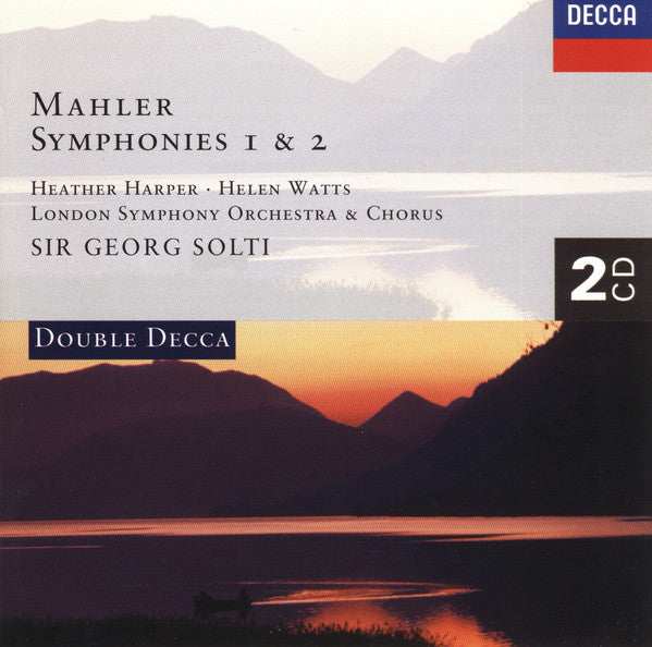 Gustav Mahler - Georg Solti, Heather Harper, Helen Watts, London Symphony Orchestra & London Symphony Chorus : Symphonies N° 1 & 2 (2xCD, Comp, RE)