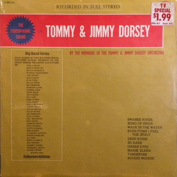 Members Of The Dorsey Orchestra : The Stereophonic Sound Of Tommy & Jimmy Dorsey (LP, Comp)