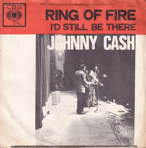 Johnny Cash : Ring Of Fire (7", Single)