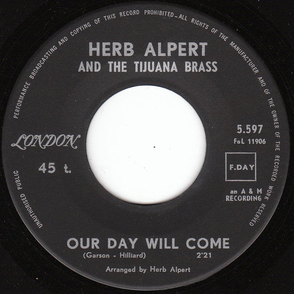 Herb Alpert & The Tijuana Brass : Mame (7", Single)