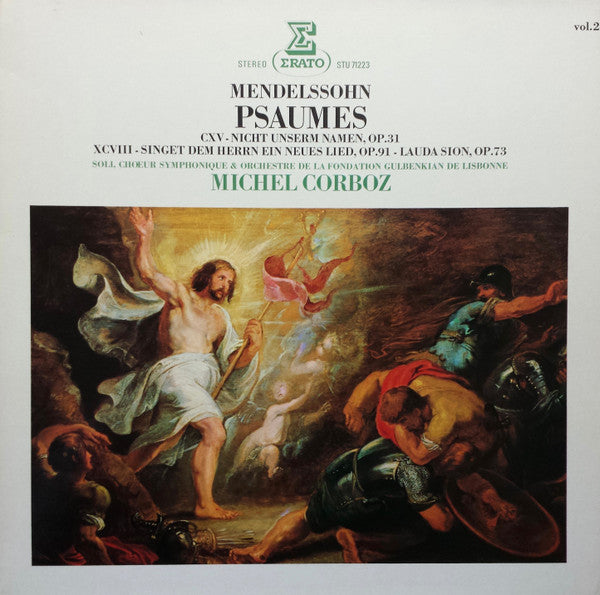 Felix Mendelssohn-Bartholdy, Gulbenkian Orchestra, Michel Corboz : Psaumes  Vol.2 (LP)