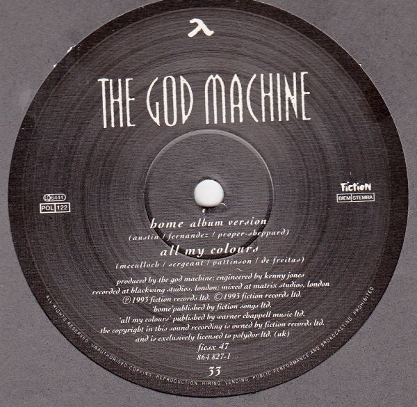 The God Machine : Home (12", Single)