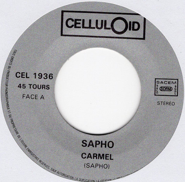 Sapho : Carmel (7")