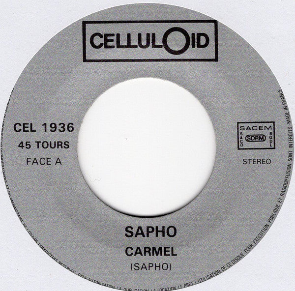 Sapho : Carmel (7")