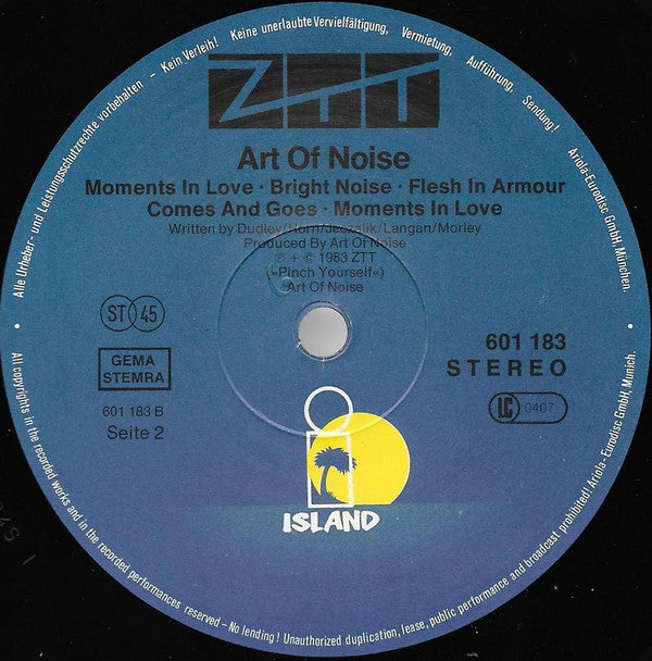 The Art Of Noise : Into Battle With The Art Of Noise (12", Maxi)