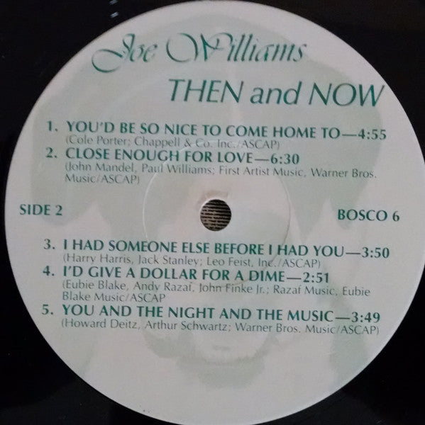 Joe Williams : Then And Now (LP, Album)