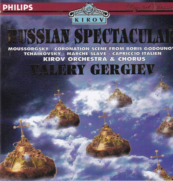 Pyotr Ilyich Tchaikovsky / Modest Mussorgsky / Valery Gergiev, Kirov Orchestra And Kirov Chorus : Moussorgsky Tchaikovsky: A Russian Spectacular (2xCD, Album)