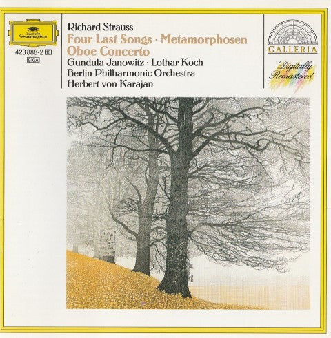 Richard Strauss / Gundula Janowitz, Lothar Koch, Berliner Philharmoniker, Herbert von Karajan : Four Last Songs - Metamorphosen - Oboe Concerto (CD, Comp)