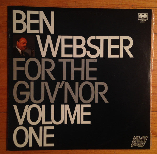 Ben Webster : For The Guv'nor Volume One (LP, Album, RE)