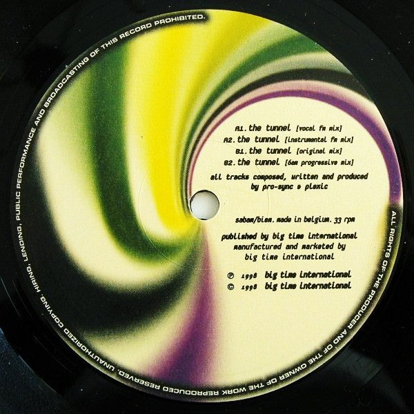 The Montini Experience : The Tunnel (12")
