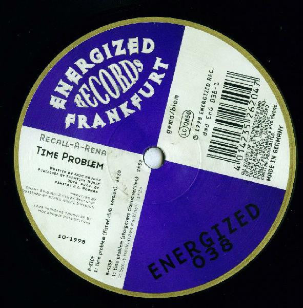 Recall-A-Rena : Time Problem (12")