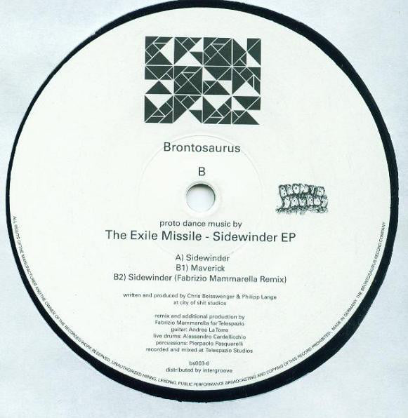 The Exile Missile : Sidewinder EP (12", EP)