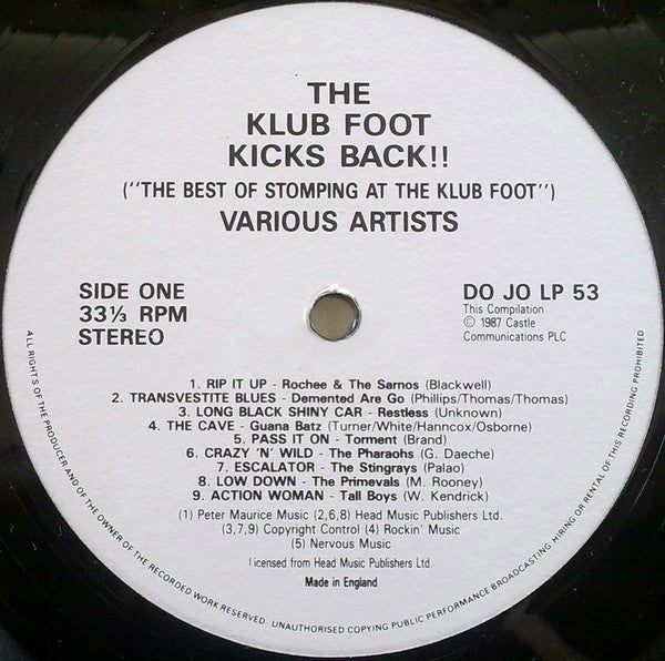 Various : The Klub Foot Kicks Back (LP, Comp)