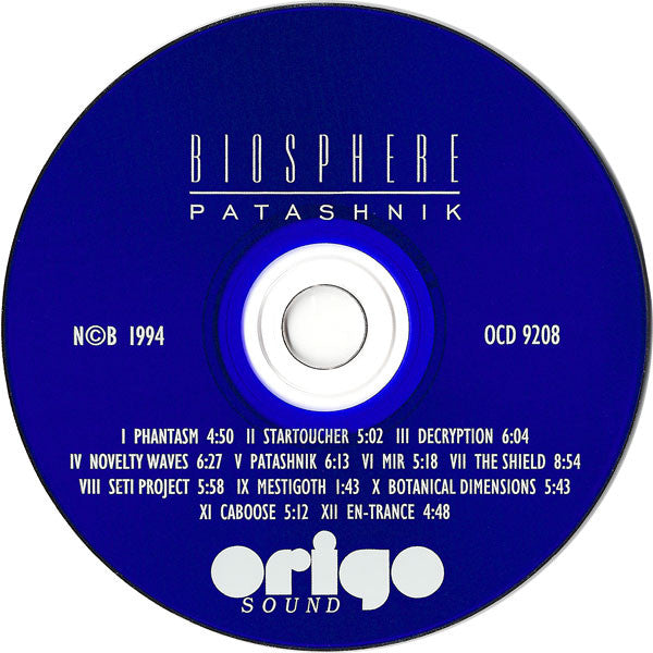 Biosphere : Patashnik (CD, Album)