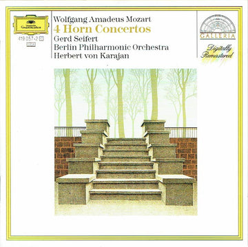 Wolfgang Amadeus Mozart - Gerd Seifert, Berliner Philharmoniker, Herbert von Karajan : 4 Horn Concertos (CD, RE, RM)