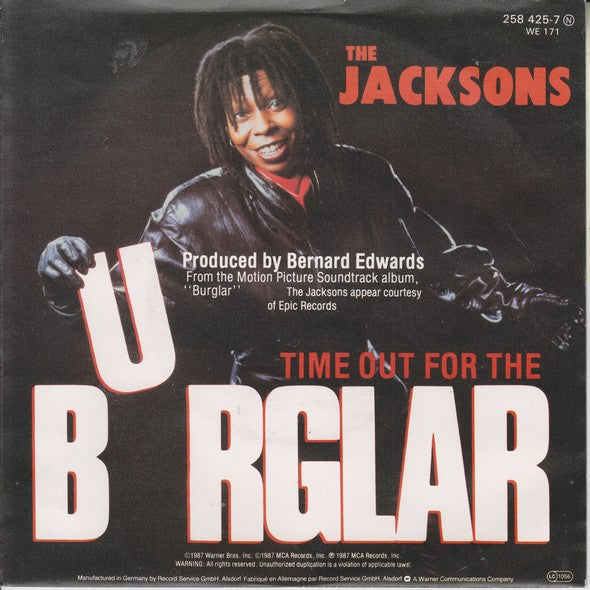 The Jacksons / The Distance (2) : Time Out For The Burglar (7", Single)