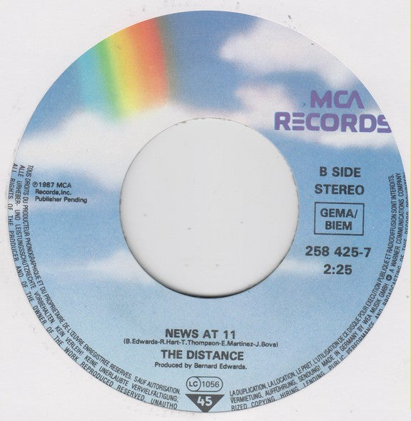 The Jacksons / The Distance (2) : Time Out For The Burglar (7", Single)