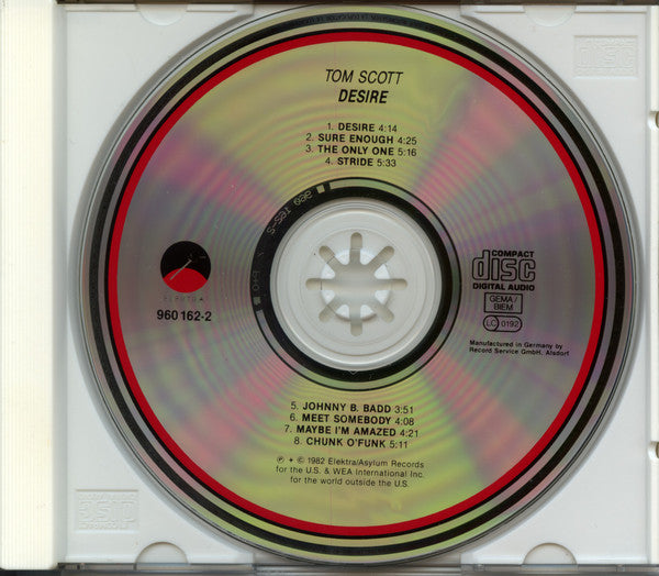 Tom Scott : Desire (CD, Album, RE)