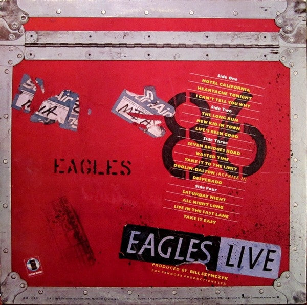 Eagles : Eagles Live (2xLP, Album, Gat)