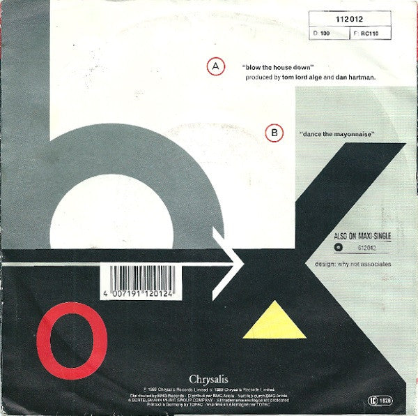 Living In A Box : Blow The House Down (7", Single)