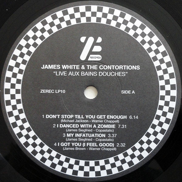 James Chance & The Contortions : Live Aux Bains Douches (LP, Album, RE)