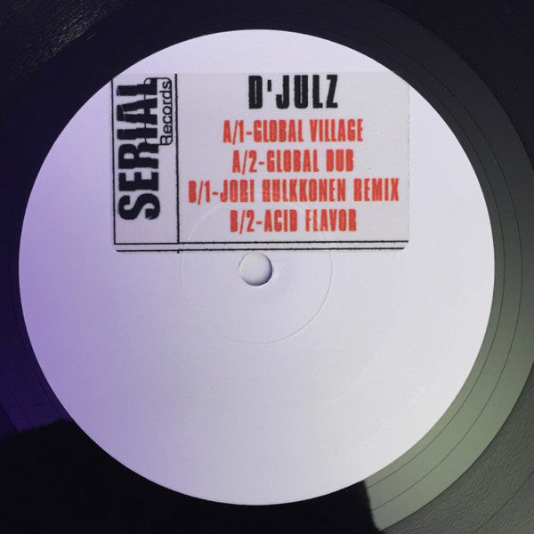 D'Julz : Global Village (12", Promo, W/Lbl)
