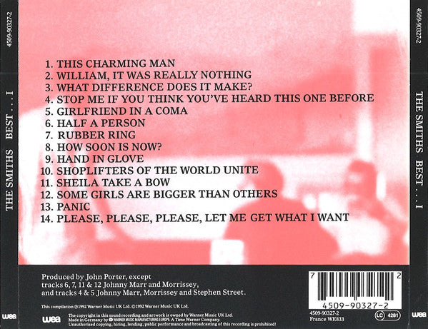 The Smiths : Best ...I (CD, Comp, RE)