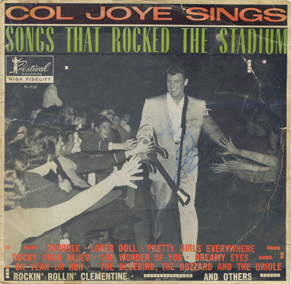 Col Joye : Songs That Rocked The Stadium (LP, Album, Mono)