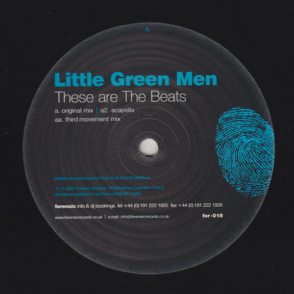 Little Green Men : These Are The Beats (12", Single)