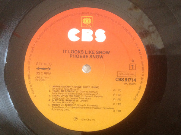 Phoebe Snow : It Looks Like Snow (LP, Album)