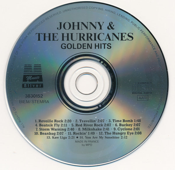 Johnny And The Hurricanes : Golden Hits (CD, Comp)