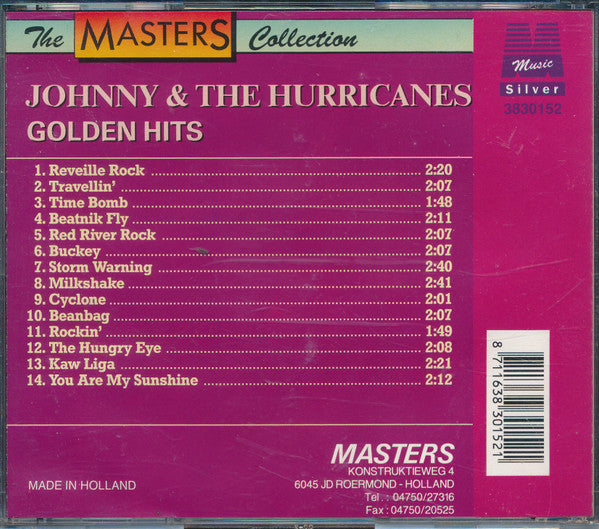 Johnny And The Hurricanes : Golden Hits (CD, Comp)