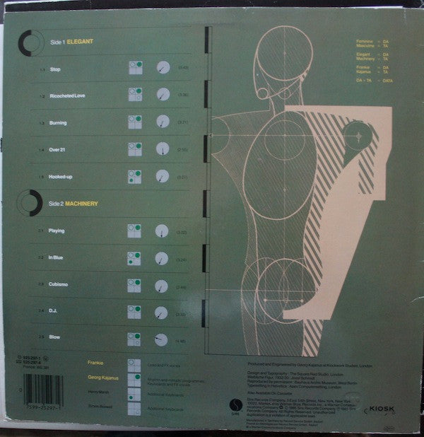 Data (2) : Elegant Machinery (LP, Album)