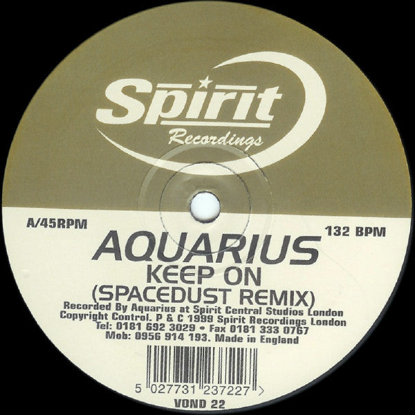 Aquarius (2) : Keep On (12")