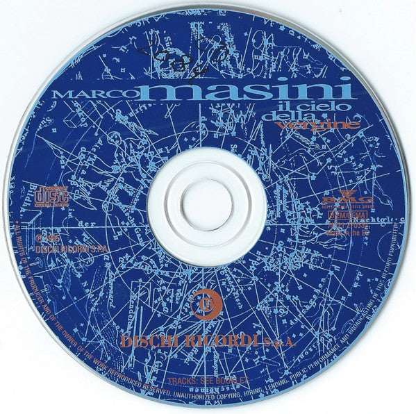 Marco Masini : Il Cielo Della Vergine (CD, Album)