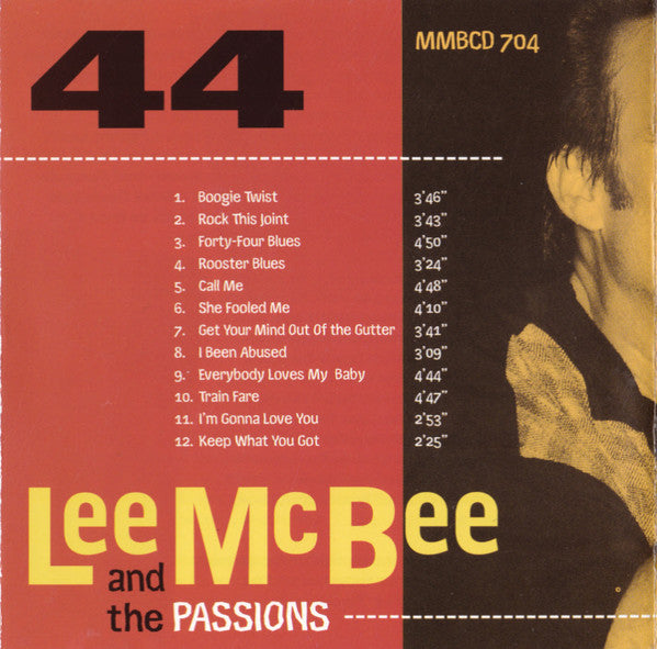 Lee McBee And The Passions : 44 (CD, Album, RE)