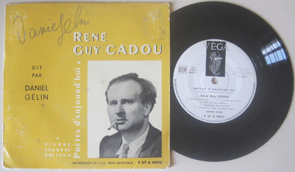 René Guy Cadou : René Guy Cadou Dit Par Daniel Gélin (7", EP)