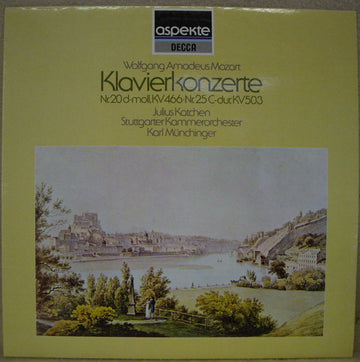 Wolfgang Amadeus Mozart, Julius Katchen, Stuttgarter Kammerorchester, Karl Münchinger : Klavierkonzerte Nr. 20 D-moll, KV 466 • Nr. 25 C-dur, KV 503 (LP)