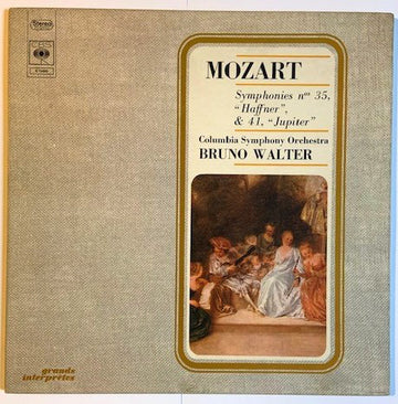 Wolfgang Amadeus Mozart - Bruno Walter, Columbia Symphony Orchestra : Symphonies N° 35, "Haffner" & N° 41, "Jupiter" (LP, Gat)