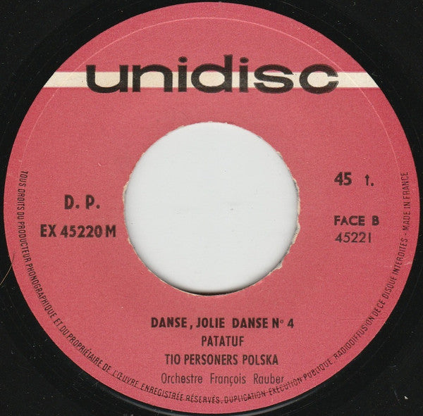 François Rauber : Danse, Jolie Danse N° 4 (7", EP, Mono)